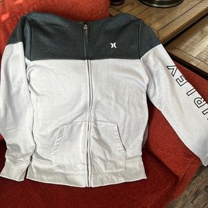 Big boys ‘Hurley’ hooded jacket in grey